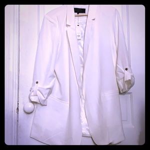 Francesca’s White Blazer